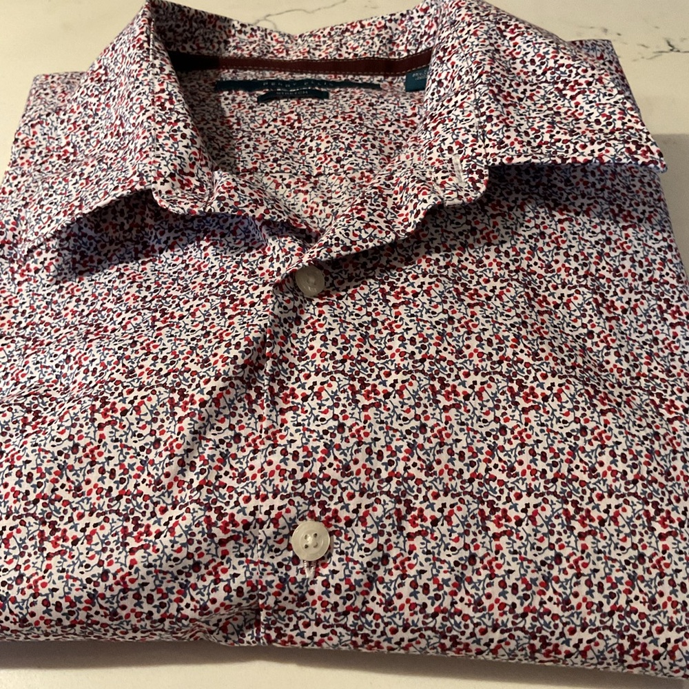 Men’s long sleeve button down shirt by Perry Ellis - Picture 2 of 5